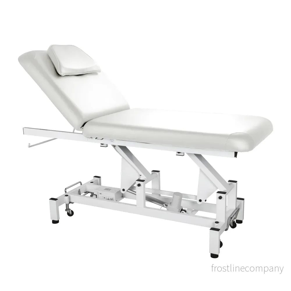 Elektrisk massagebänk Seem – Vit