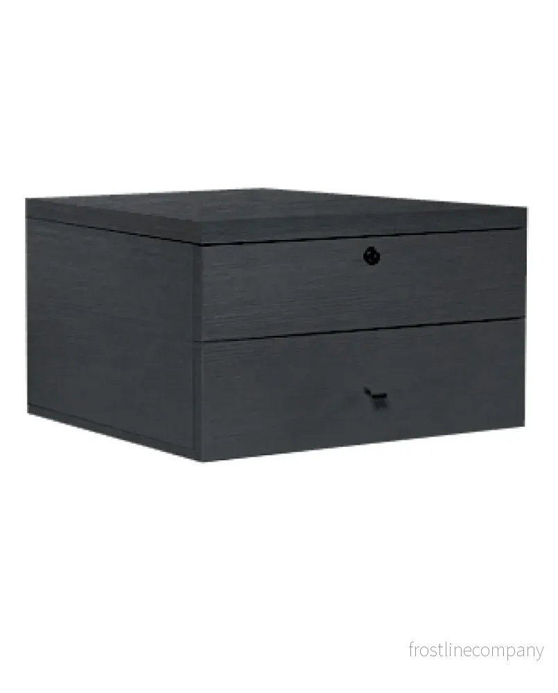 Låsbart skuffset - Svart - Flexia