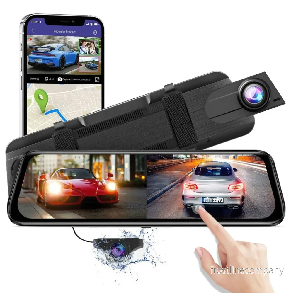 AZDome AR09 4K 2CH Wifi innerbackspegel dashcam - Bild 2