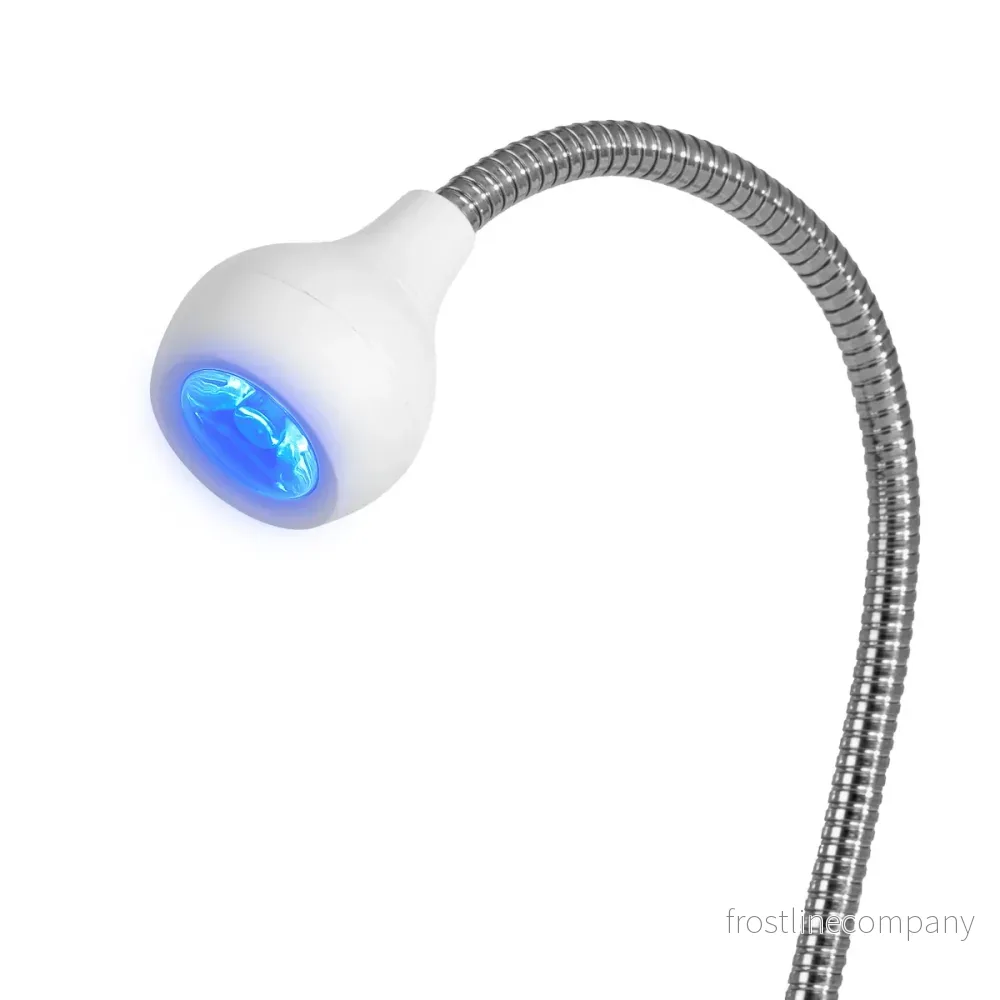 Nagellampa LED Glow Snake med klämma - Vit - Bild 2