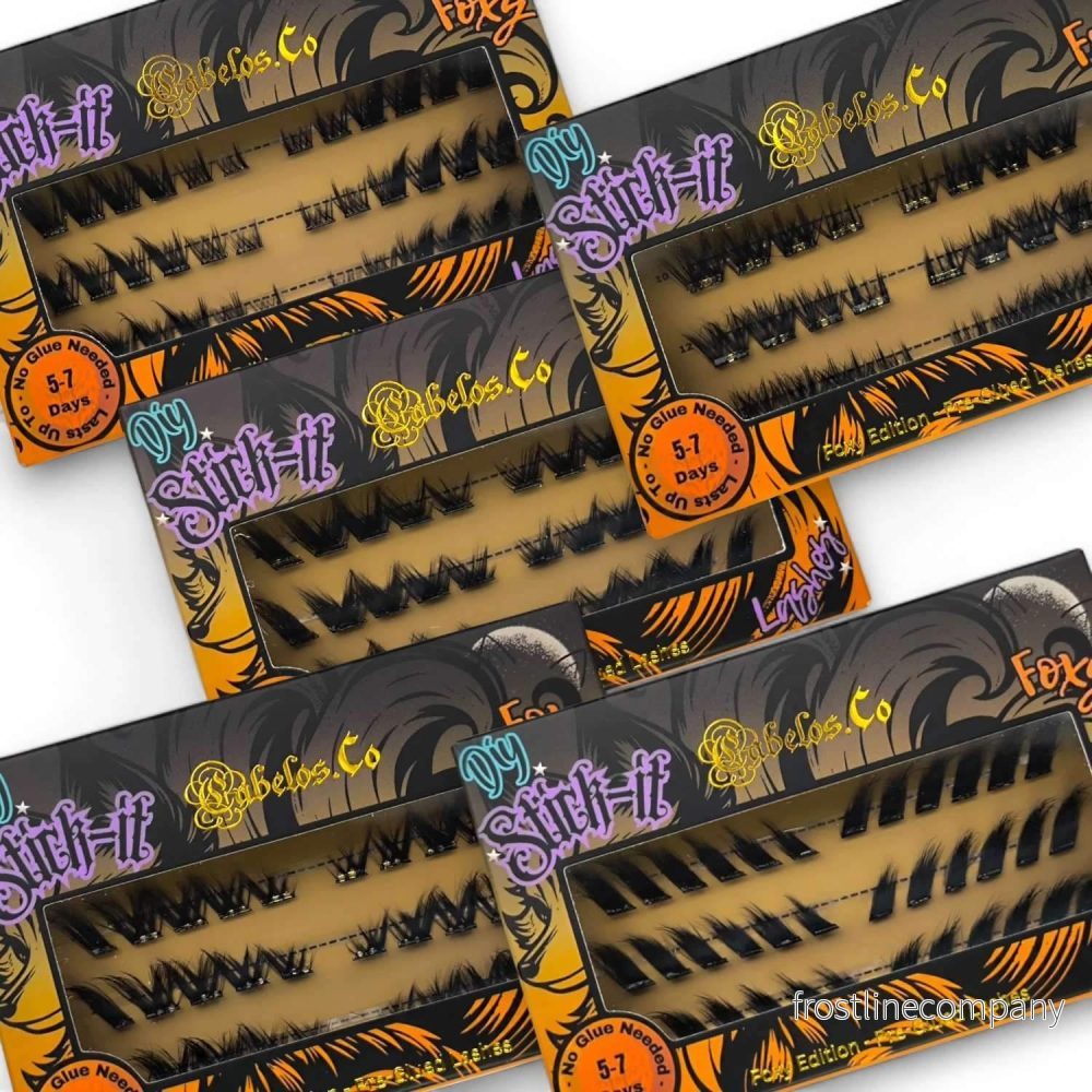 Stick-it Lashes Foxy – Förlimmade Klusterfransar Fransförlängning Hemma - Bild 3
