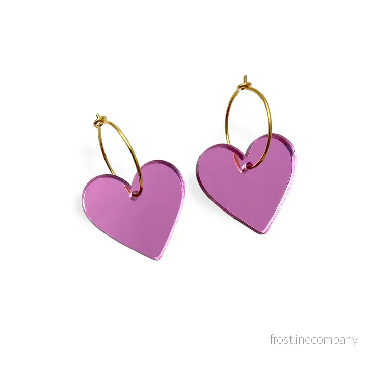 ByFossdal Two hearts örhängen - Bild 3