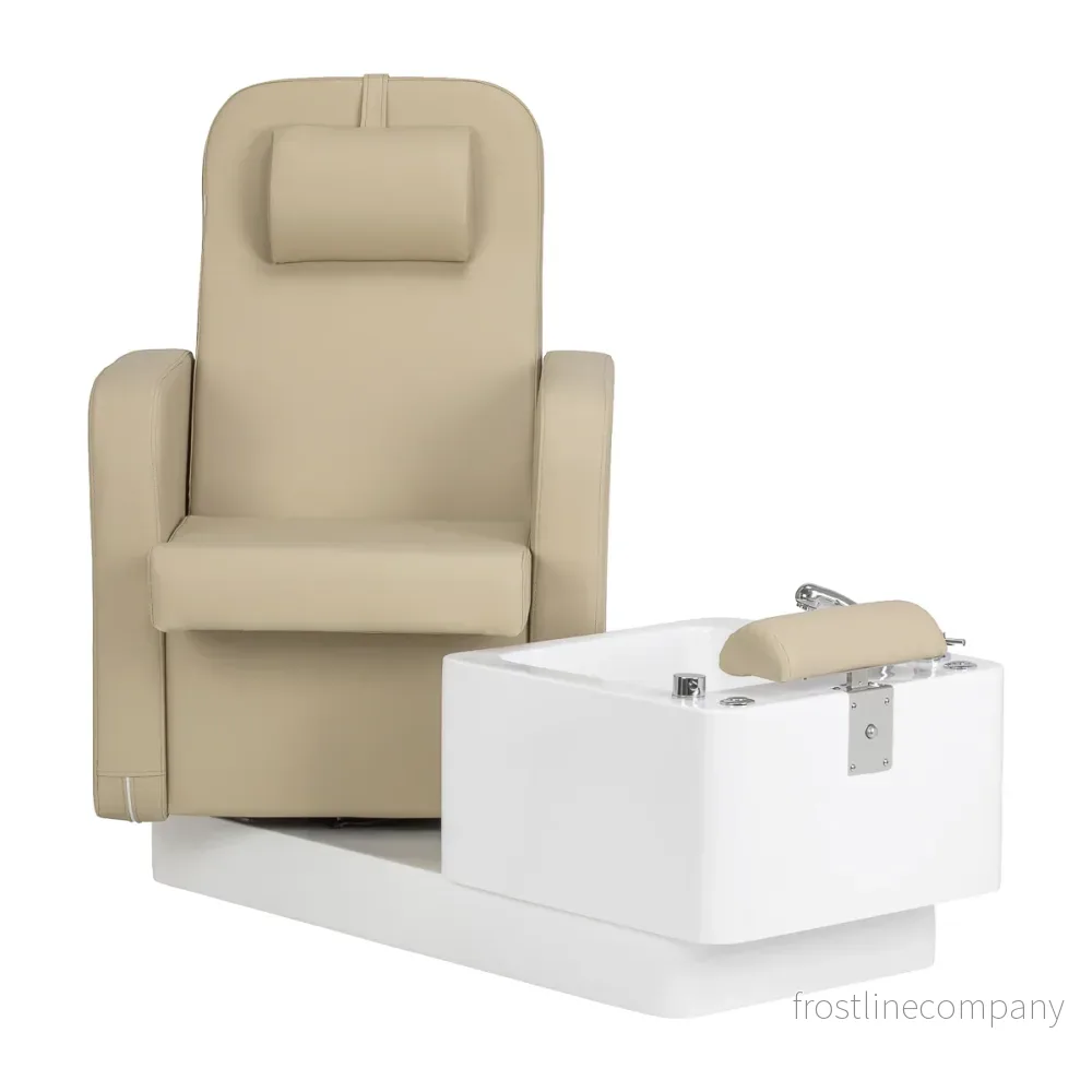 Fotvårdsstol Sillon Elysia Beige Roterbar - Bild 2