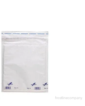 Fraktkuvert med bubbelplast, vit, förpackning om 100 st., 27 x 36 cm.