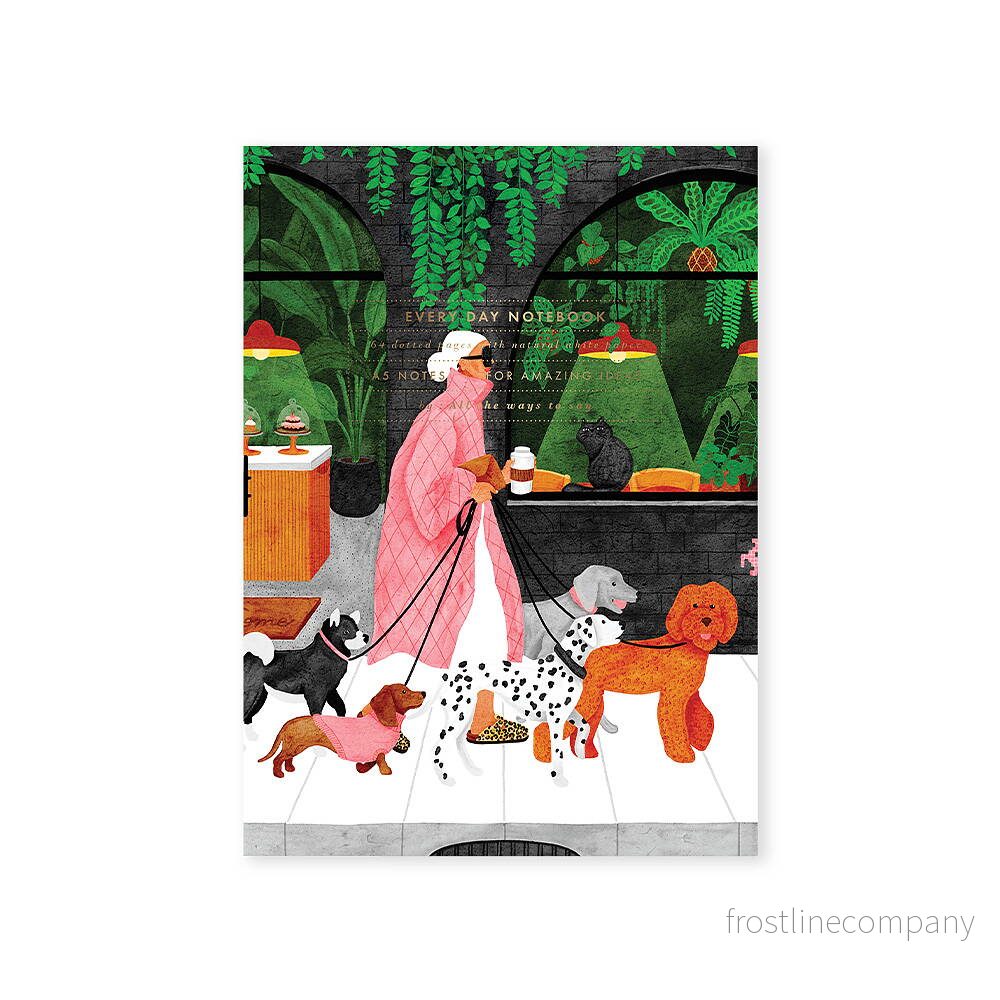 Anteckningsbok Dog sitter Anteckningsbok Dog sitter