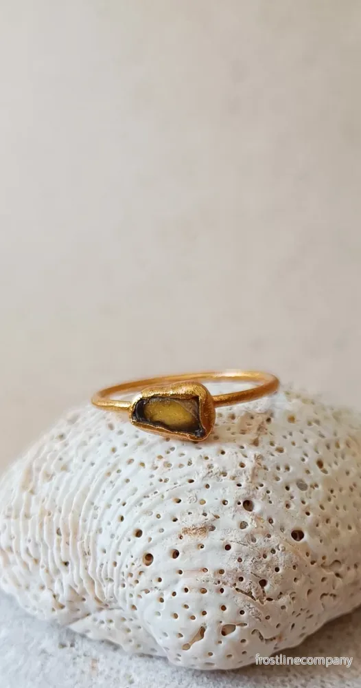 Ring strandglas nr 43 - size 18 - Bild 2