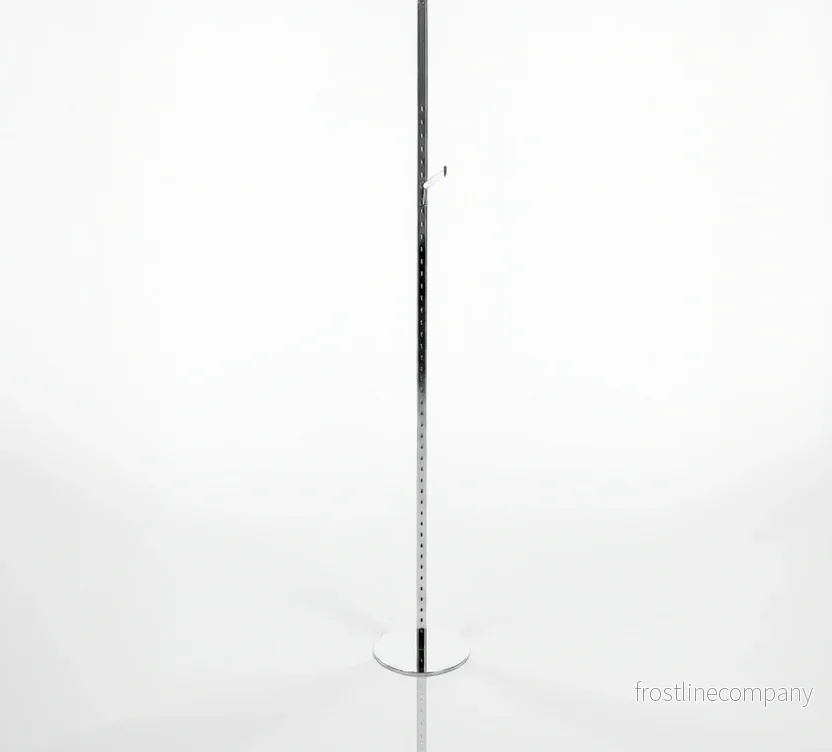 Fönster- / pelardisplay m/ fronthängning. 40 mm, H226 cm. Välj färg - Bild 2