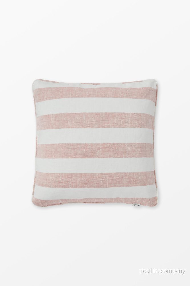 Linen Cushion Cabana Stripe Pink