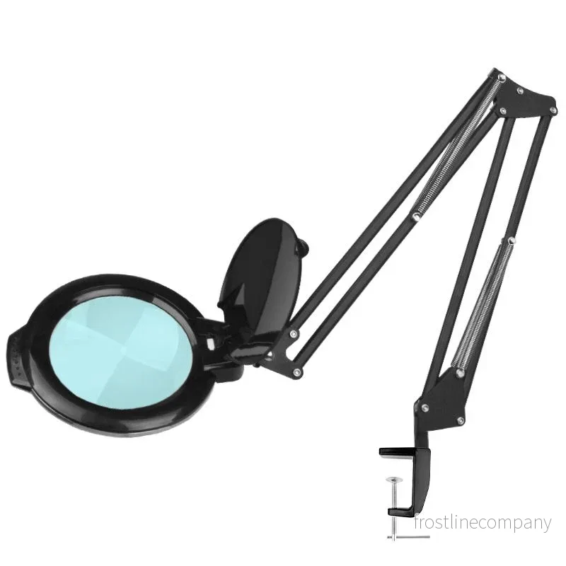 Förstoringslampa LED 5D med bordsfäste Glow Moonlight 8013 Svart Förstoringslampa LED 5D med bordsfäste Glow Moonlight 8013 Svart