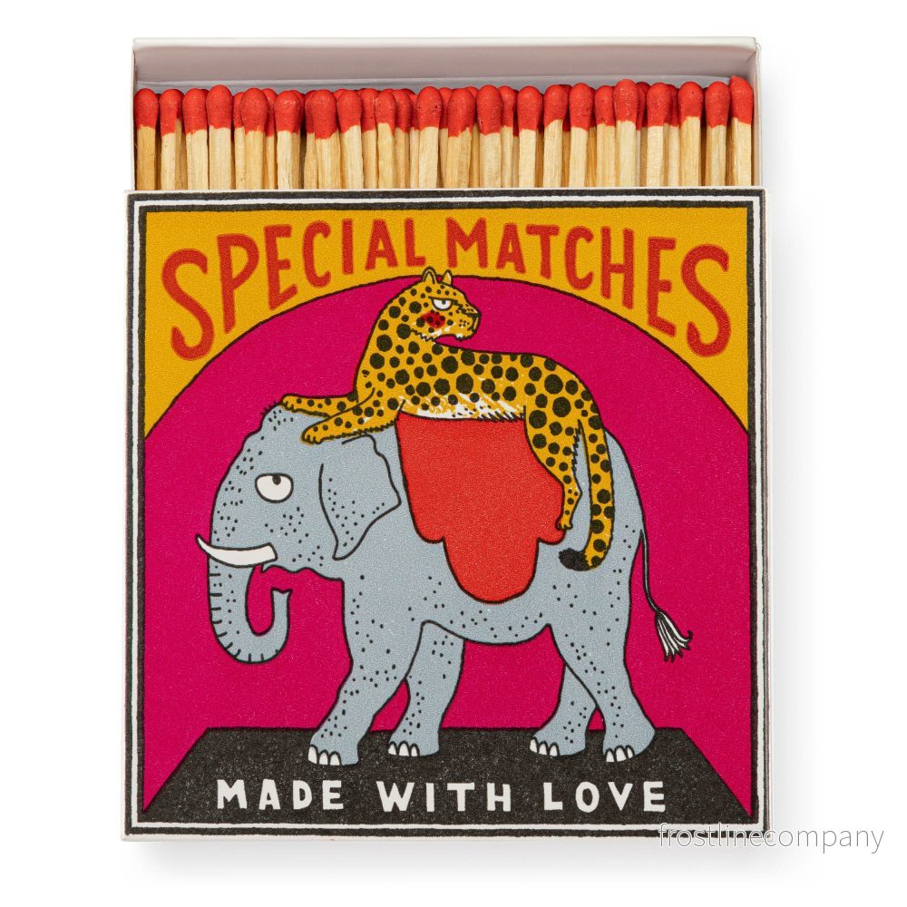 Tändstickor Archivist – Elefant Leopard