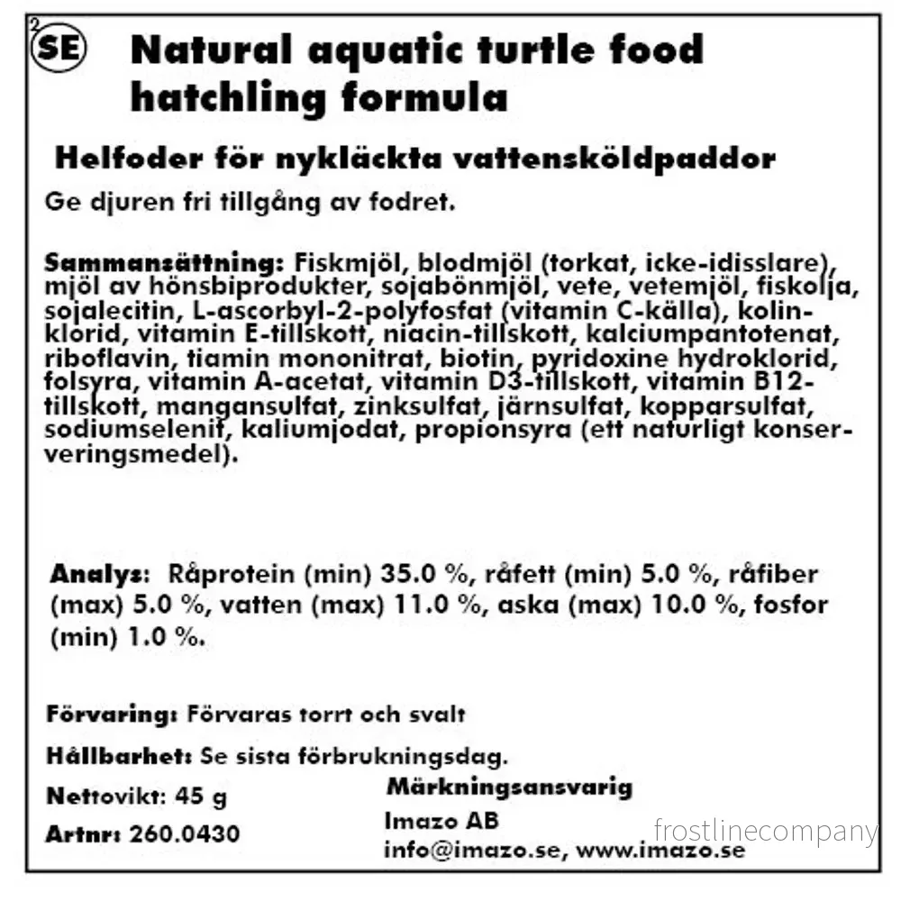 ZooMed Natural Aquatic Turtle Food Hatchling Formula - Bild 3
