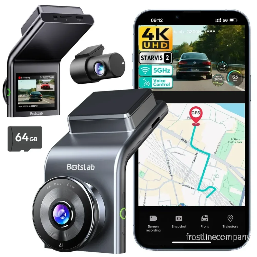 Botslab G300H Plus 4K wifi GPS 2CH 64 GB dashcam Botslab G300H Plus 4K wifi GPS 2CH 64 GB dashcam