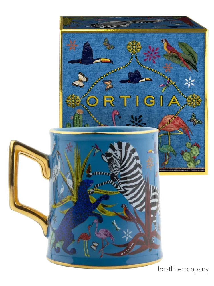 Mugg Ortigia blå