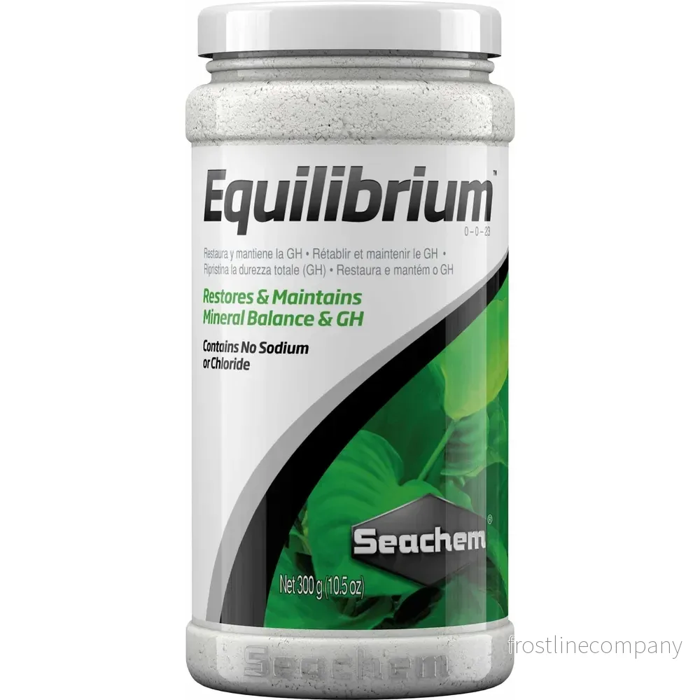 Seachem Equilibrium – Återställer och upprätthåller mineralbalans & GH