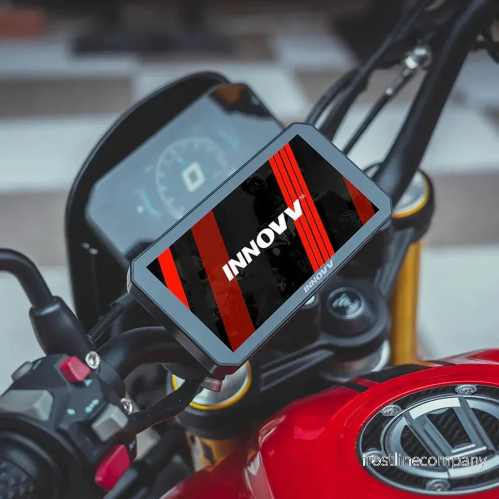 Innovv N1 Pro 2CH wifi CarPlay-skärm och dashcam för motorcykel - Bild 3