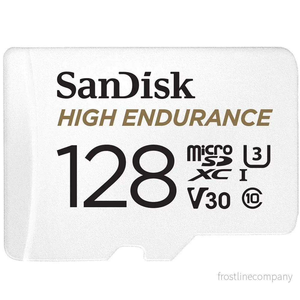 SanDisk 128 GB High Endurance U3 V30 microSD-kort SanDisk 128 GB High Endurance U3 V30 microSD-kort