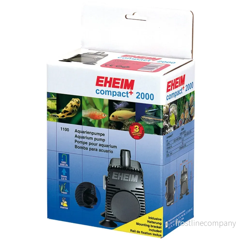 Eheim CompactON 2100 – Effektiv pump för mellanstora akvarier - Bild 3
