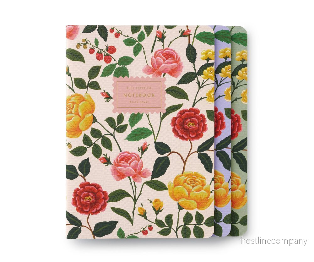 Anteckningsbok roses 3-pack Anteckningsbok roses 3-pack