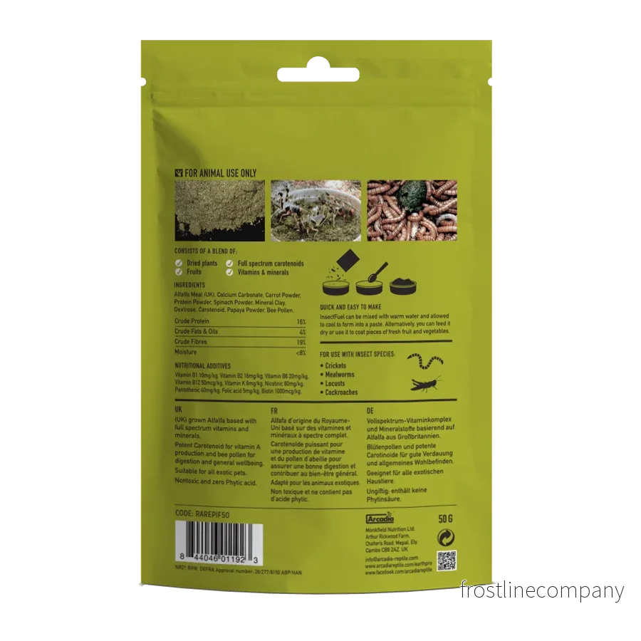 Arcadia Earth Pro InsectFuel 250g - Bild 3