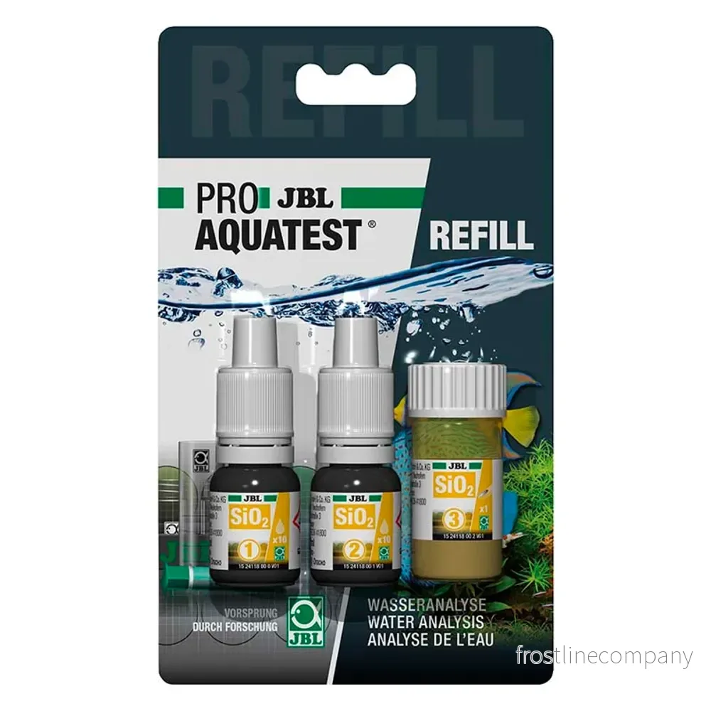 JBL ProAquaTest SiO2 Silikat Refill – Påfyllning för 50 tester