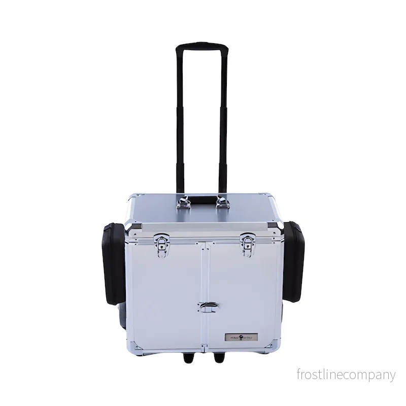 Fotvårdsväska PodoMobile Midi Brush Silver med Trolley