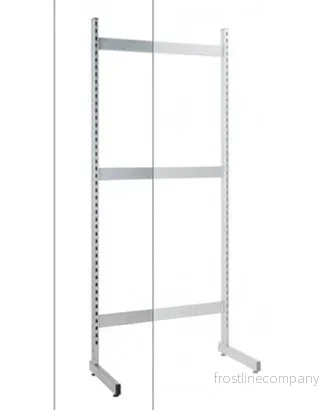 L-stolpe, svart, fot 45 cm, 210 cm