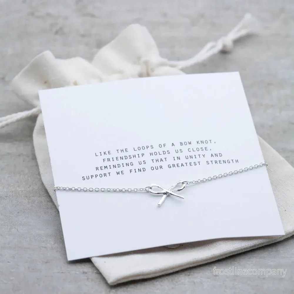 Armband i silver rosett - Bild 2