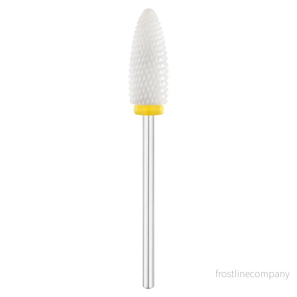 Exo 307 Keramisk Fräsbit för Nagelfräs Oval Rund ⌀6/14.5 mm – Extra fin