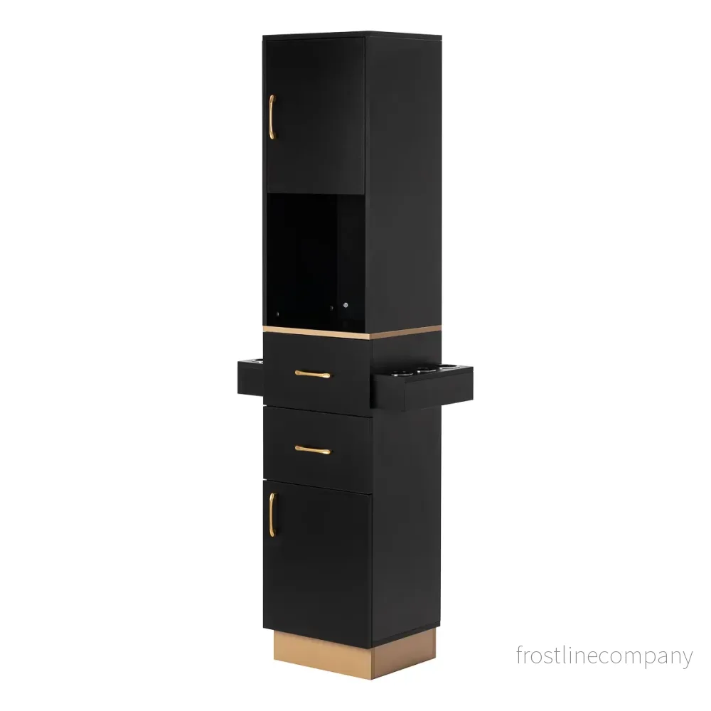 Frisörbord Gabbiano Totem Svart-Guld Frisörbord Gabbiano Totem Svart-Guld