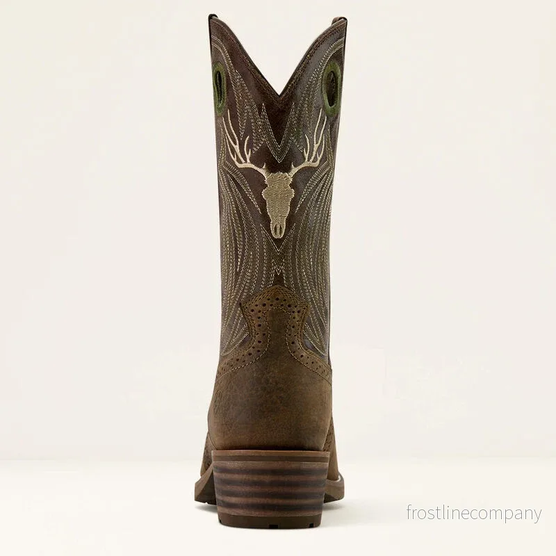 Ariat Hybrid Roughstock Antler Cowboy Boot - Bild 2