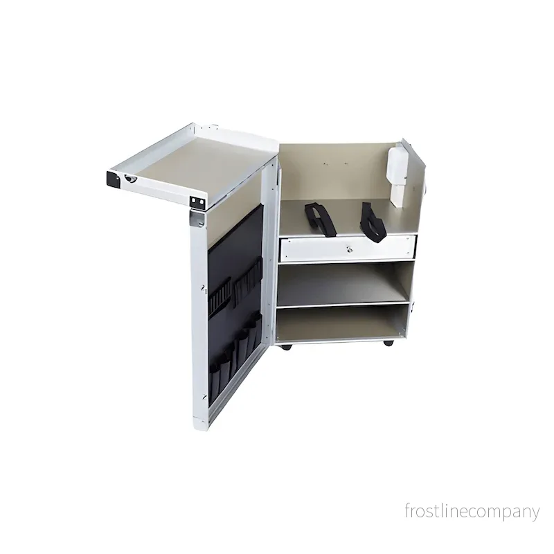 Fotvårdsväska med Trolley PodoMobile Maxi Brush Silver - Bild 2