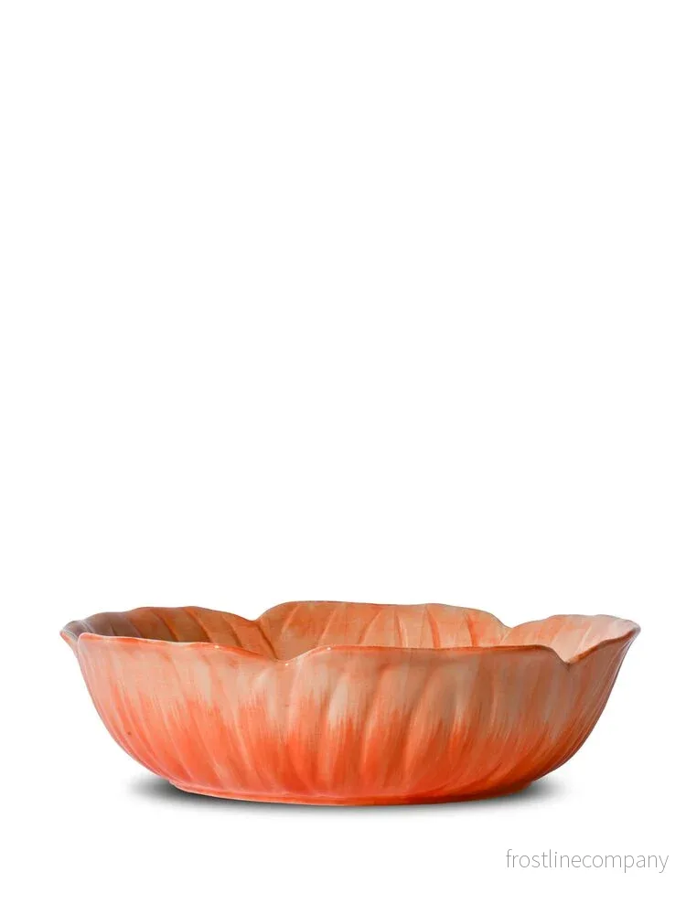 Stor skål vallmo Poppy röd