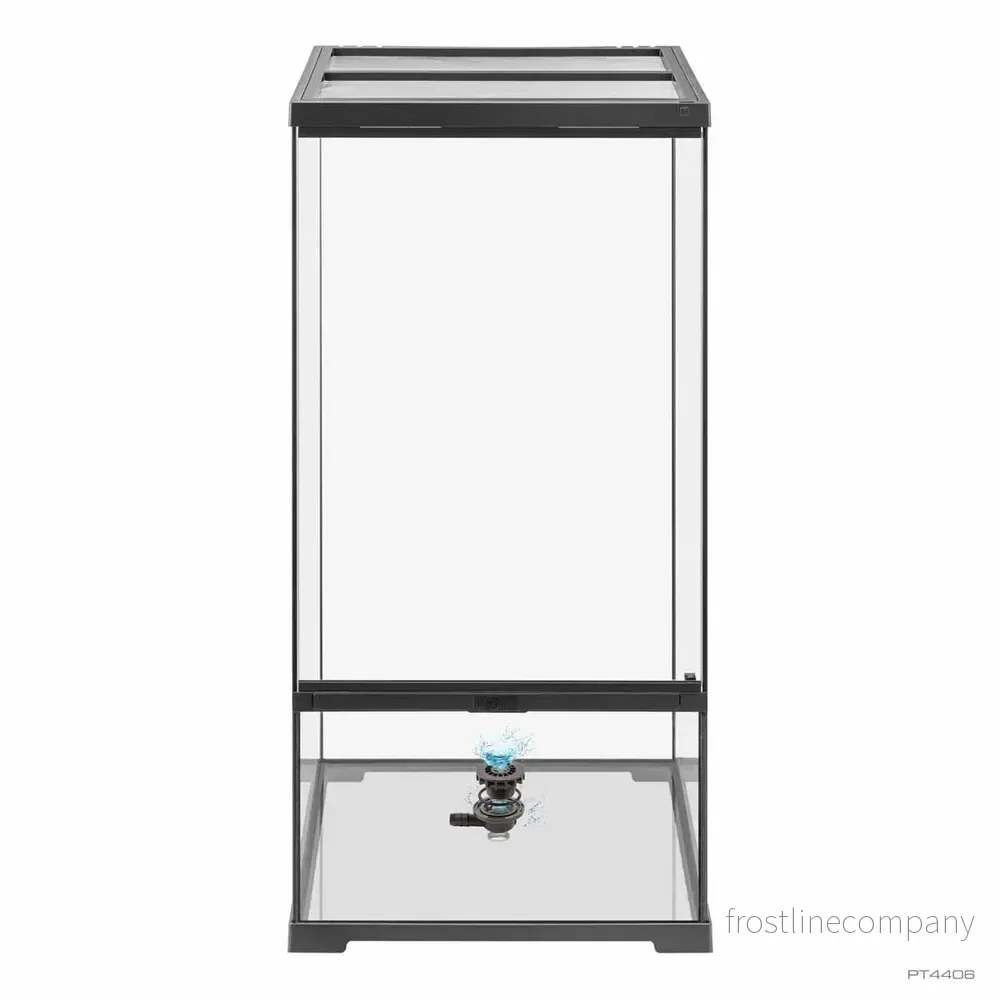 Exo Terra Pro Paludarium Small X-Tall 45×45×90cm – Avancerat paludarium för land- och vattenmiljö - Bild 2