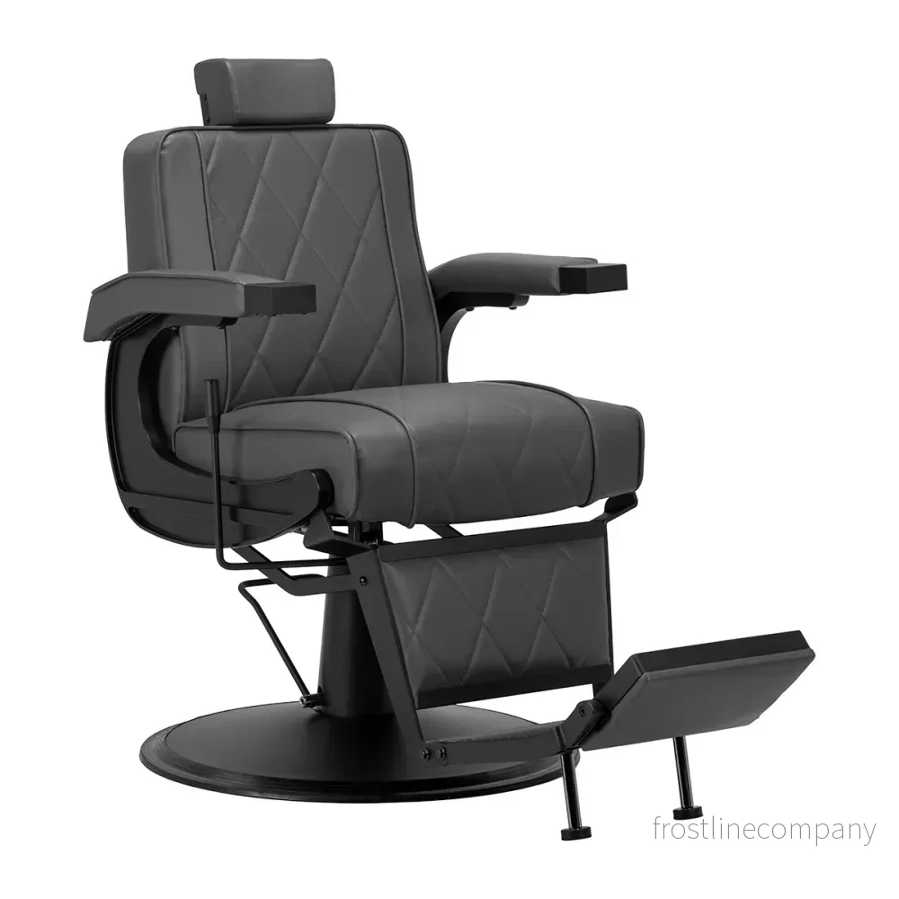 Barberstol Hair System BM88066B Grå-Svart Barberstol Hair System BM88066B Grå-Svart