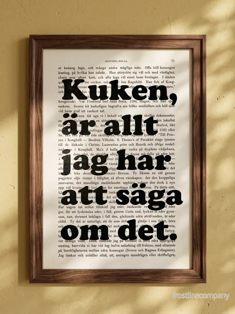 Print med arga budskap Print med arga budskap