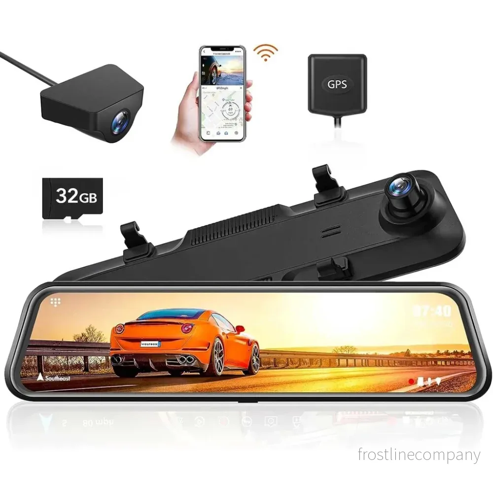 Wolfbox G840H 2K Wifi GPS 32gb Mirror dashcam Wolfbox G840H 2K Wifi GPS 32gb Mirror dashcam