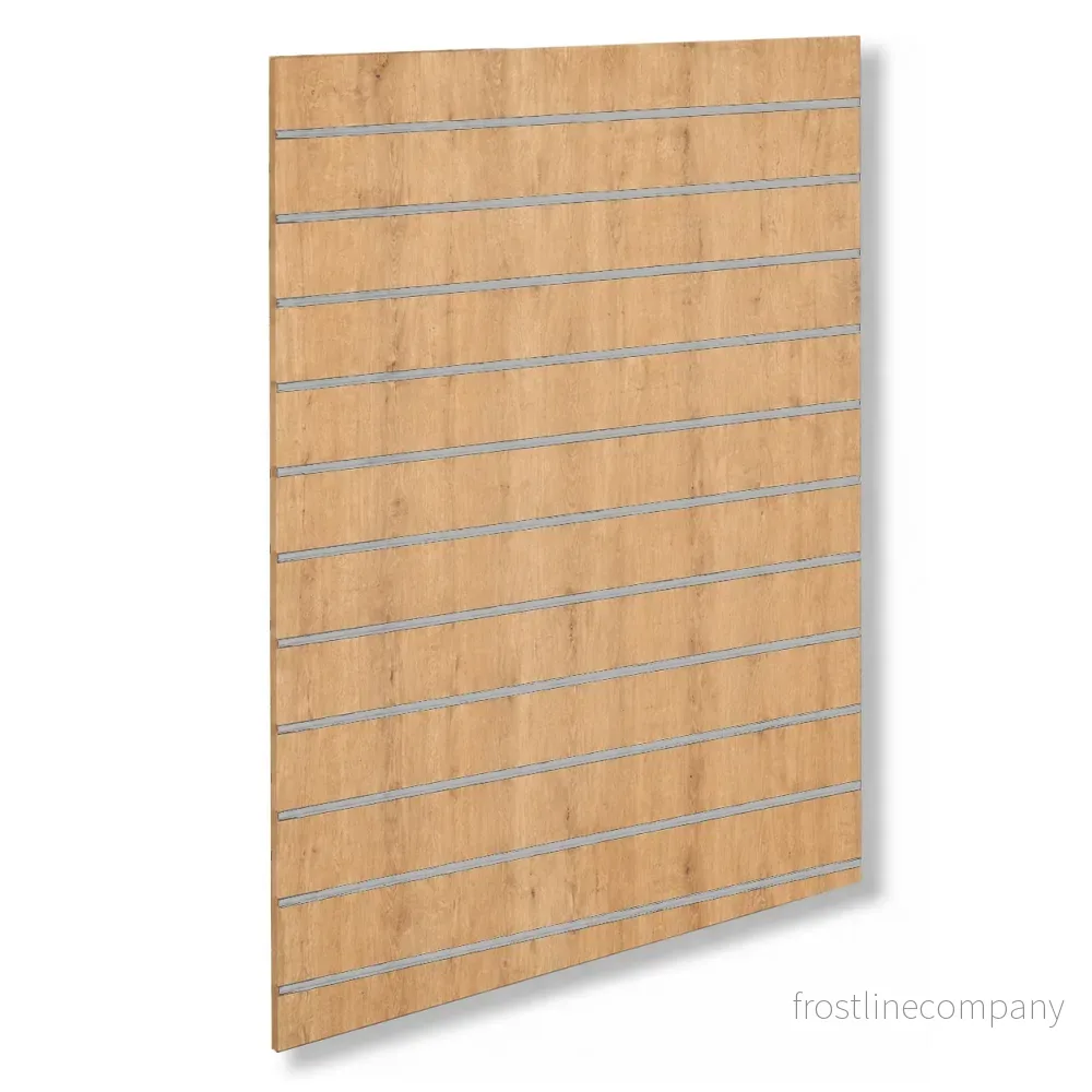 Rillad panel – standard ( 120 x 120 cm.) – eklook med alulister Rillad panel – standard ( 120 x 120 cm.) – eklook med alulister