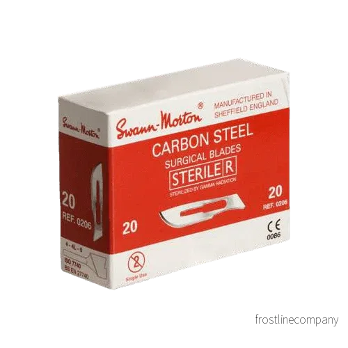 Swann Morton Skalpellblad nr 20, Sterila (100-pack) - Bild 2
