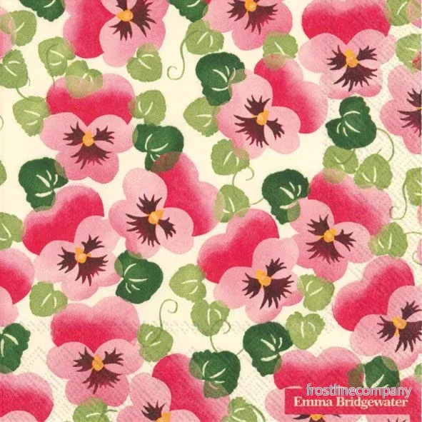 Servetter Pink Pansy Servetter Pink Pansy