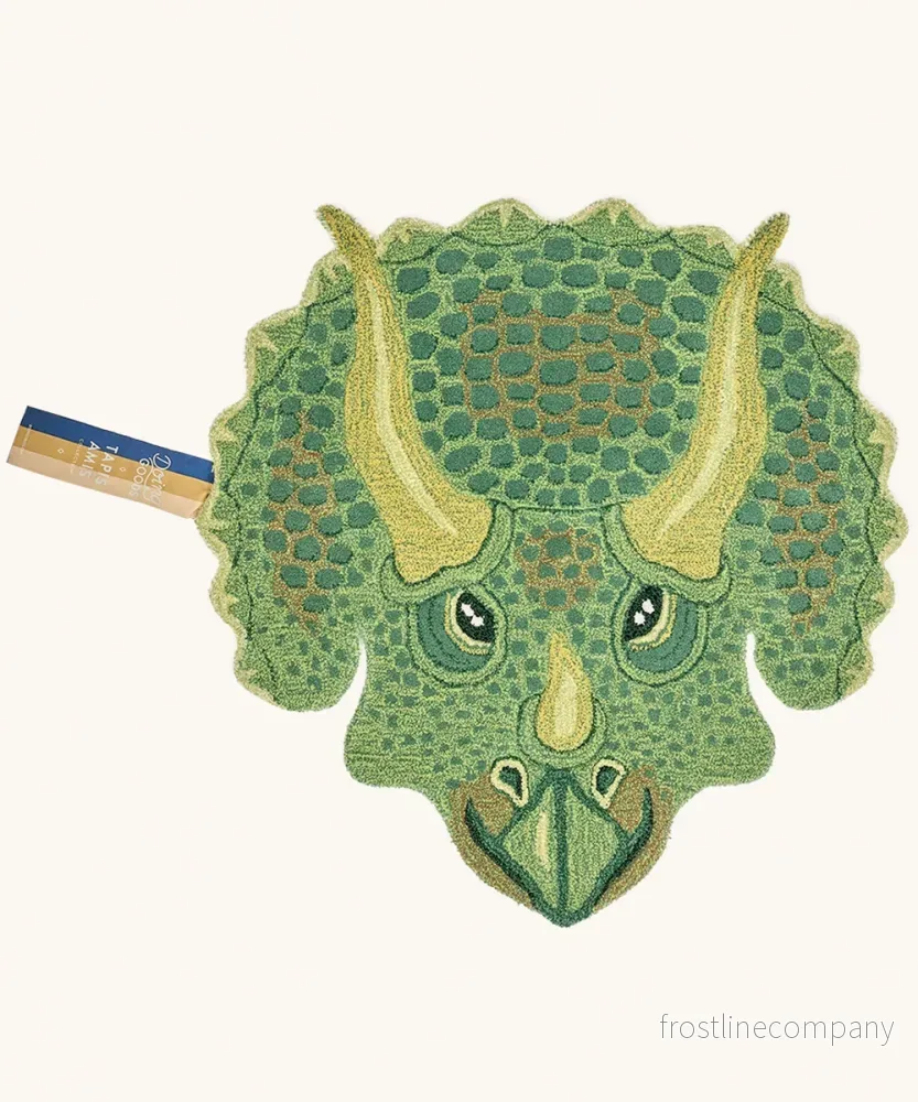 Dinosaurie huvud matta