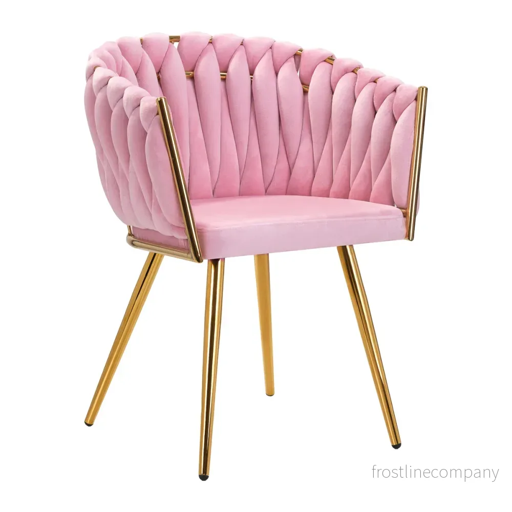 4Rico QS-GW06G Taburett i Sammet – Rosa 4Rico QS-GW06G Taburett i Sammet – Rosa