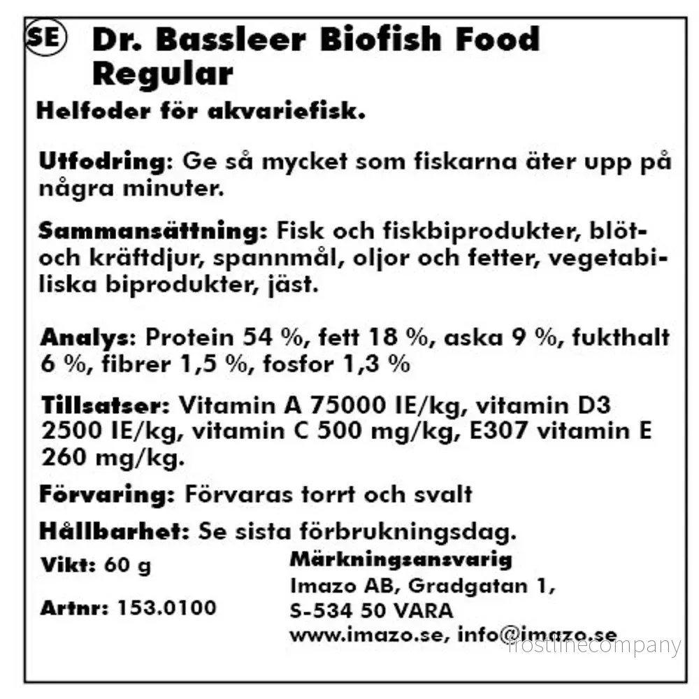 Dr. Bassleer BioFish Food Regular - Bild 2