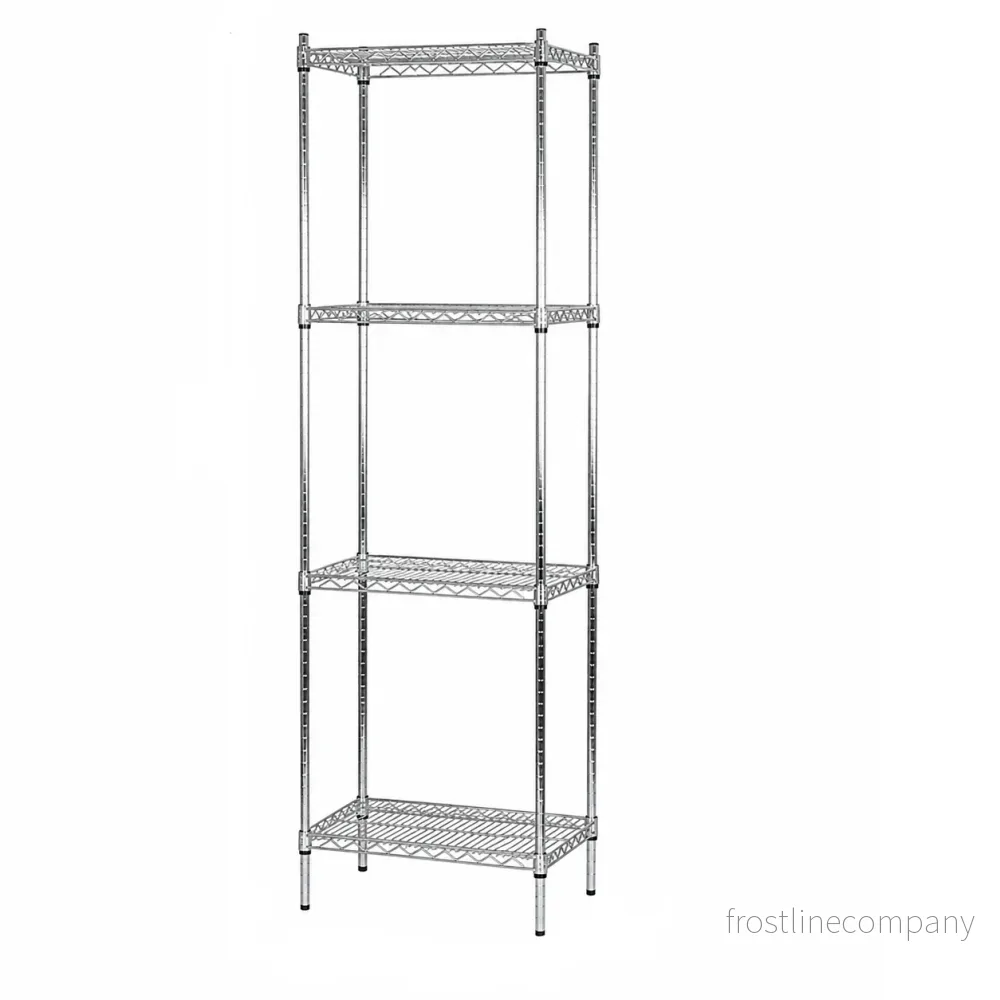 Hylla – TUBO (B 61 x D 36 x H 220 cm.) – Krom