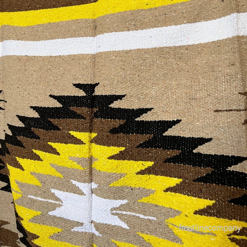 Mexican Brown & Gold Diamond Blanket - Bild 2