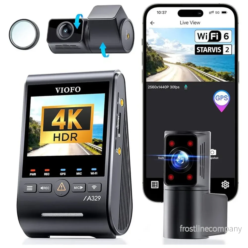 Viofo A329T 3CH 4K wifi GPS-dashcam