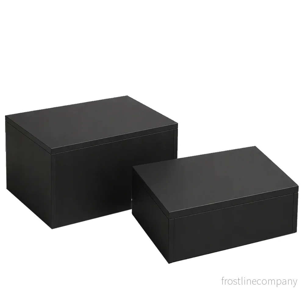 Podiefästen för skyltdockor, set om 2 st., svart - Bild 2