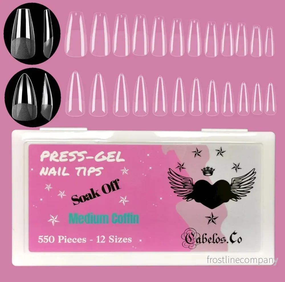 Gelé Nageltippar - Press-on Soft Gel Nail Tips