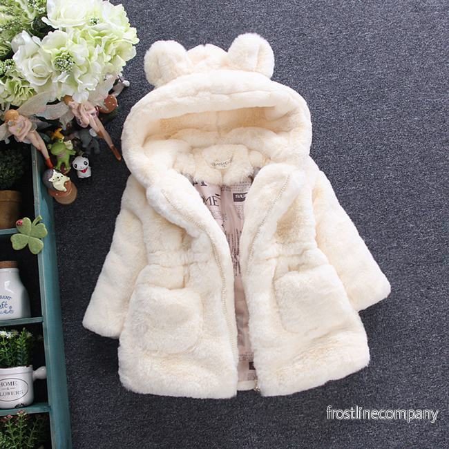 A girl's fur coat for autumn and winter - Bild 2