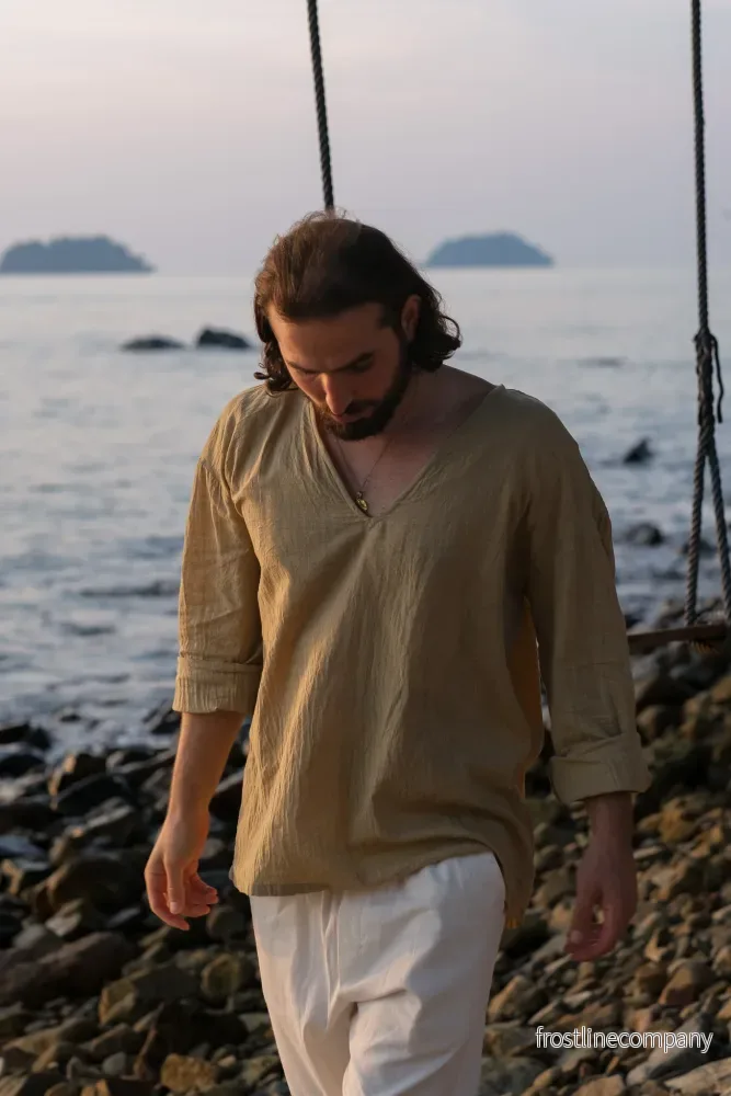 Men's deep v-neck - Bild 3