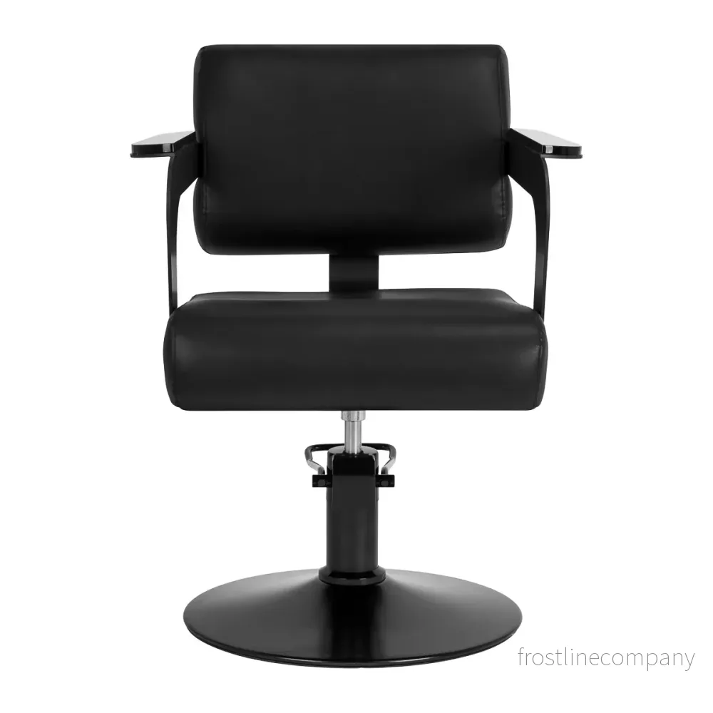 Frisörstol Hair System Jet Noir Svart - Bild 2